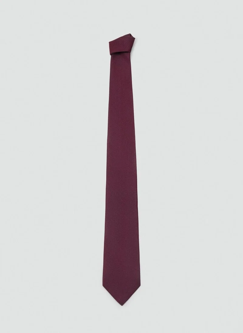 مانجو مان Plain silk tie